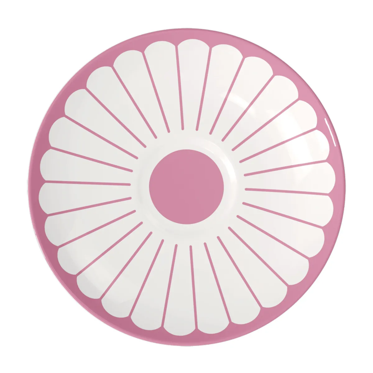 Kaffee-Untertasse Fleur, Pink 14,8cm