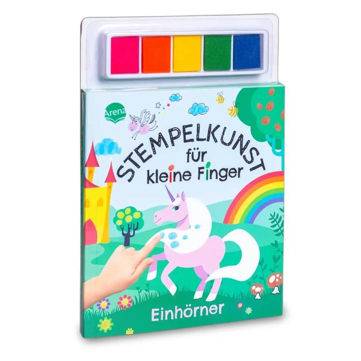 Arena Hinkler, Stempelkunst für kleine Finger. Einhörner
