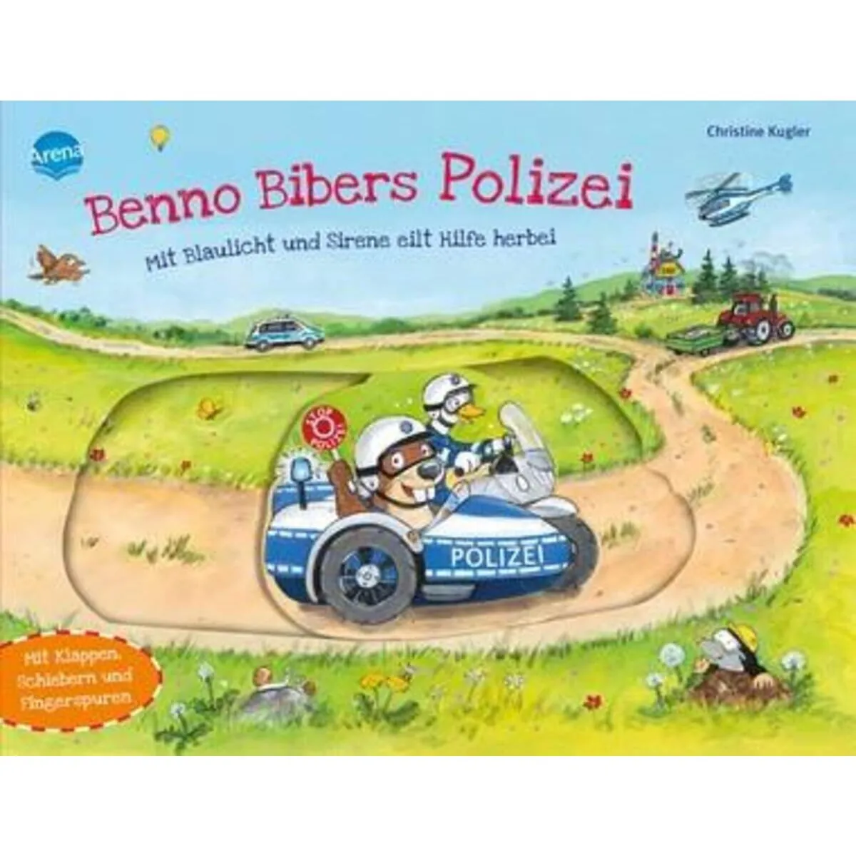 Arena Kugler, Benno Bibers Polizei. Mit Blaulicht und Sirene eilt Hilfe herbei