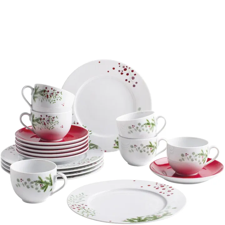 Kahla Porzellan Aronda Hello Winter Kaffeeservice 18tlg. 6 Personen