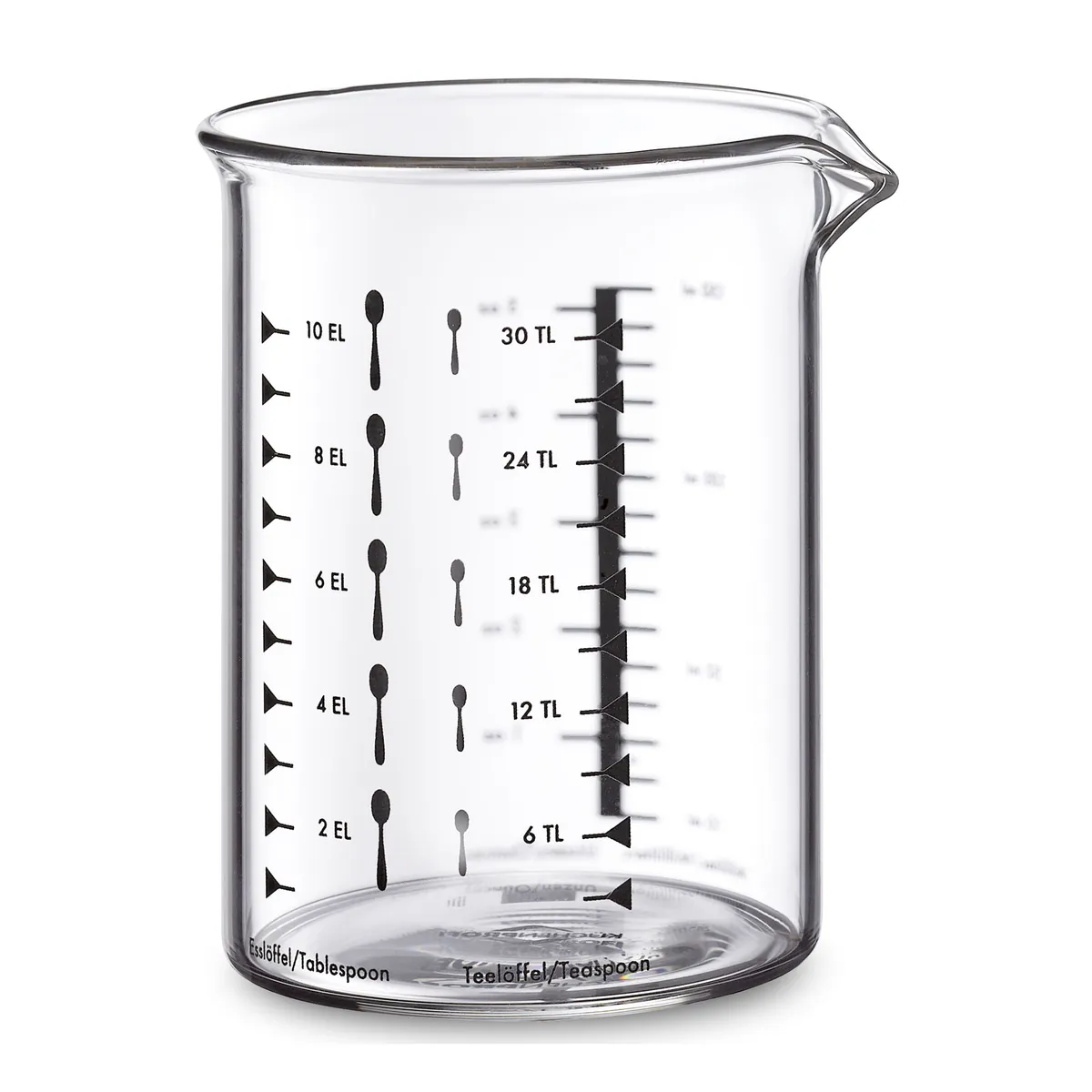 Messbecher 150 ml, Glas