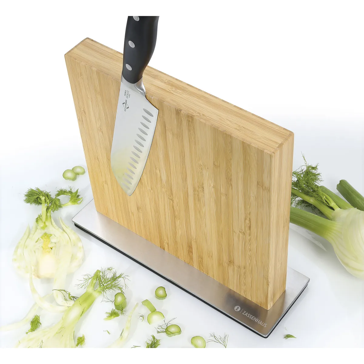 Magnet-Messerblock, Bambus 28 x 9 x25,5 cm