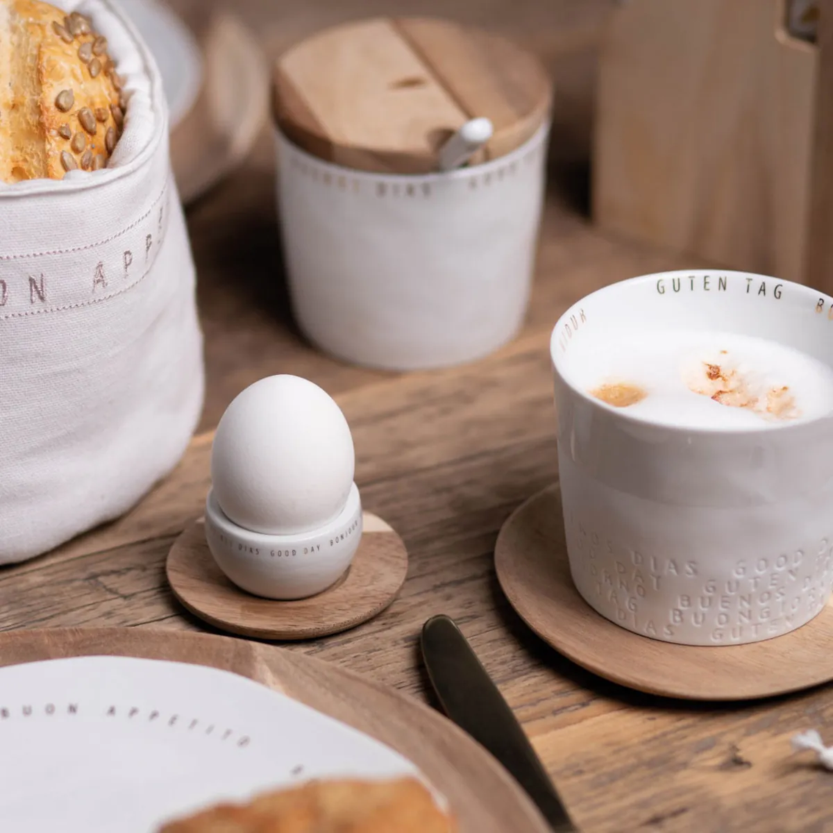 Guten Appetit Tasse Guten Tag, H.8,5cm, Ø.9,5cm