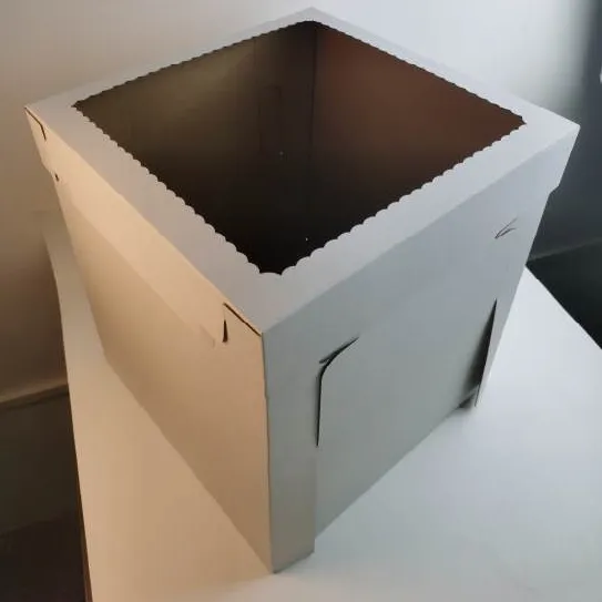 Tortenschachtel weiß 25x25x30cm