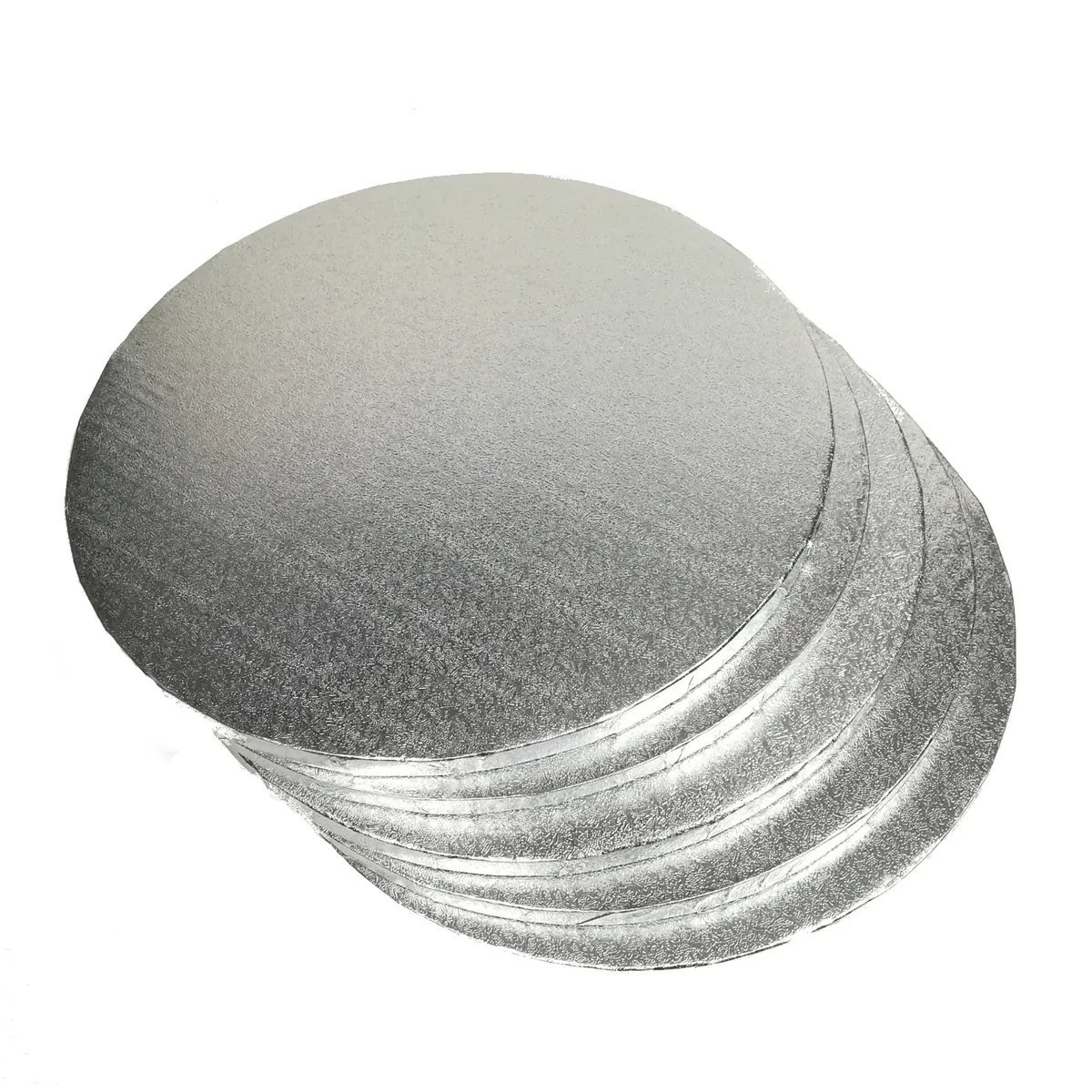 5x Cakeboards 25cm 12mm silber grapes