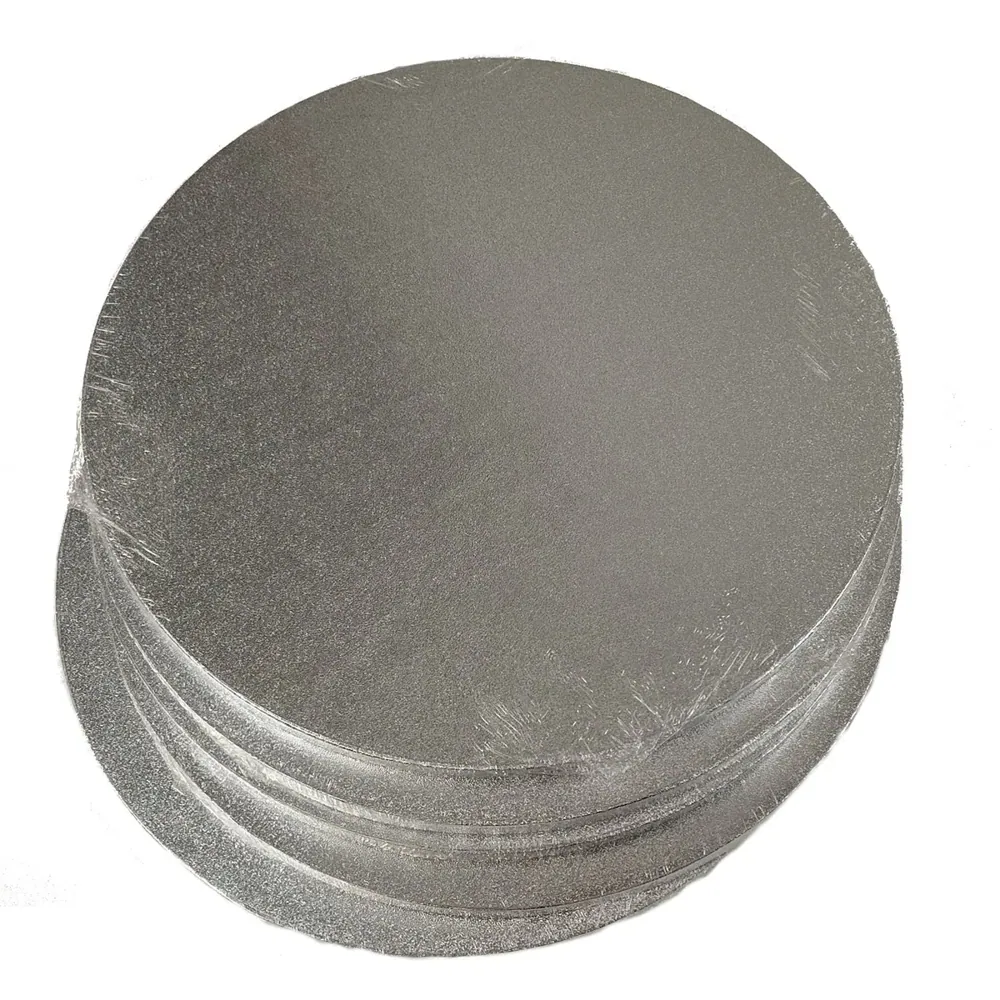 10x Cakeboards 35cm 4mm Stärke silber