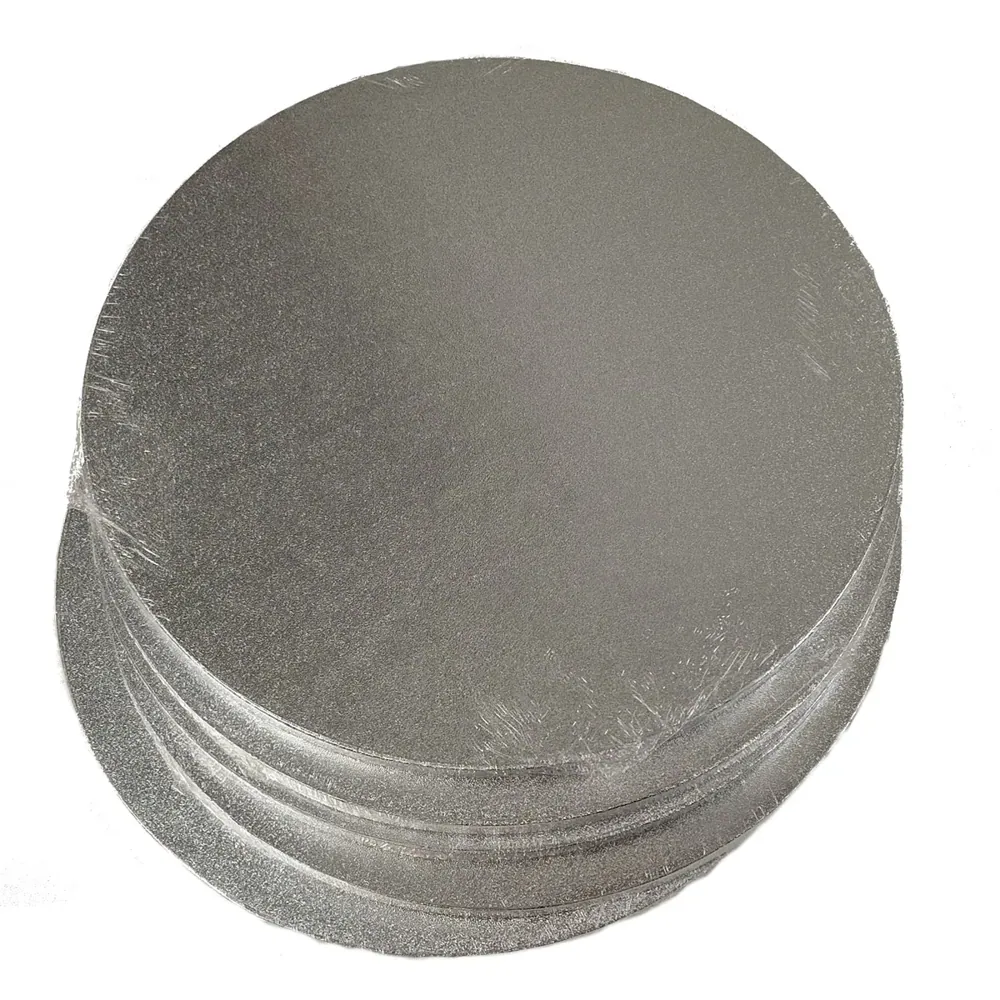 5x Cakeboard silber 38cm 12mm Stärke