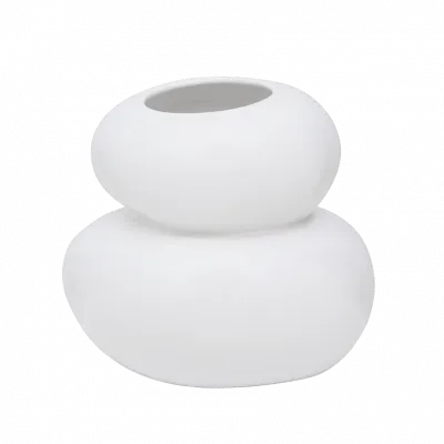 Pebbles Vase WEIß von UNC
