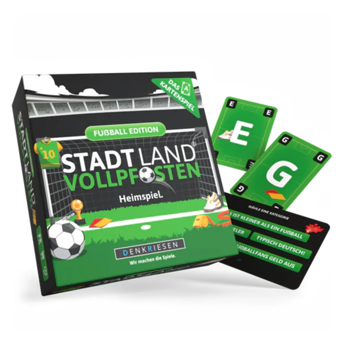 Denkriesen Stadt Land Vollpfosten Kartenspiel Fußball Edition