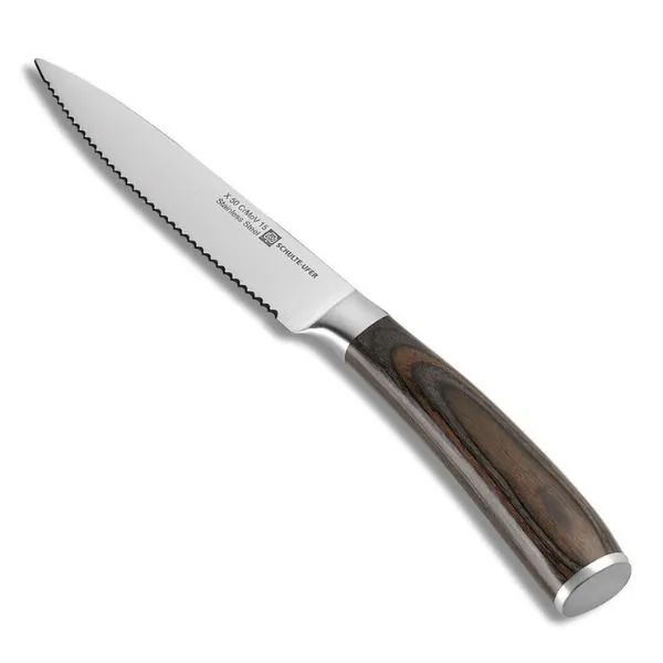 -Josef Schulte-Ufer- "Riku" Allzweck-Messer mit Wellenschliff Messerklinge 13cm