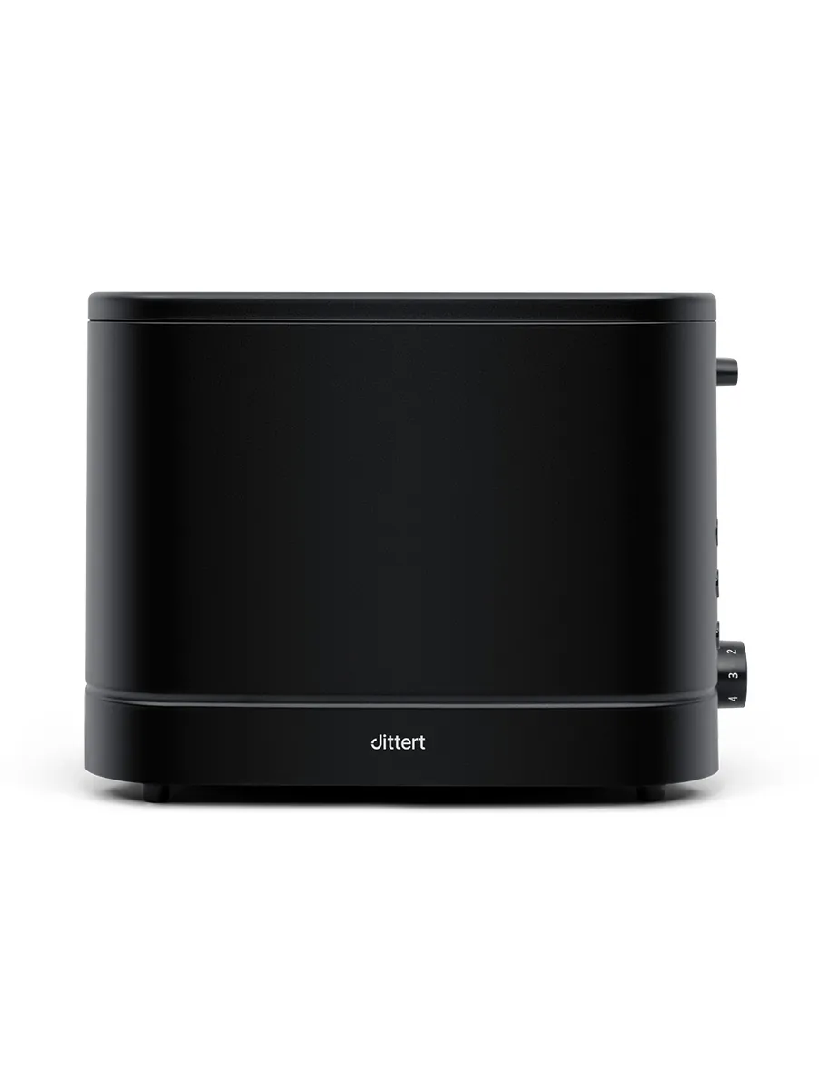 Dittert Toaster Serie ONE - 2 Scheiben Edelstahl 800W mit 7 Bräunungsstufen