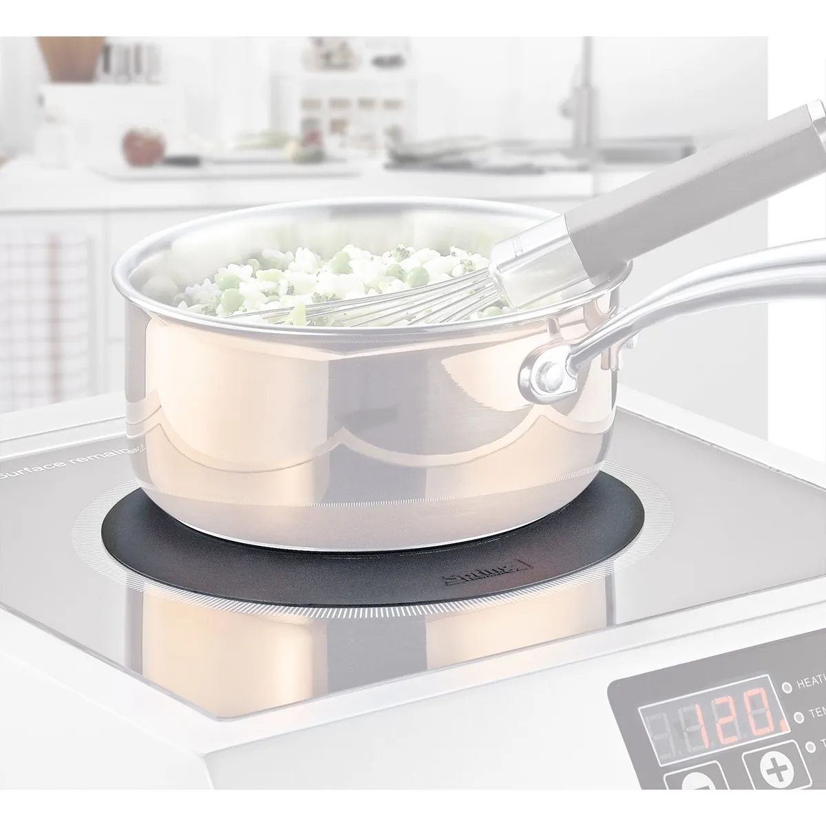 Schutzmatte für Induktionskochfeld 18 cm, 2er-Set