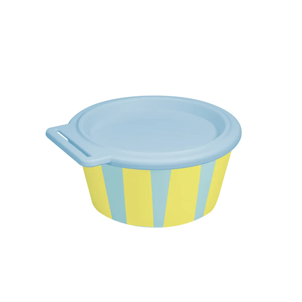 Schale 250ml mit Deckel, NORA BOX 250ml STRIPES