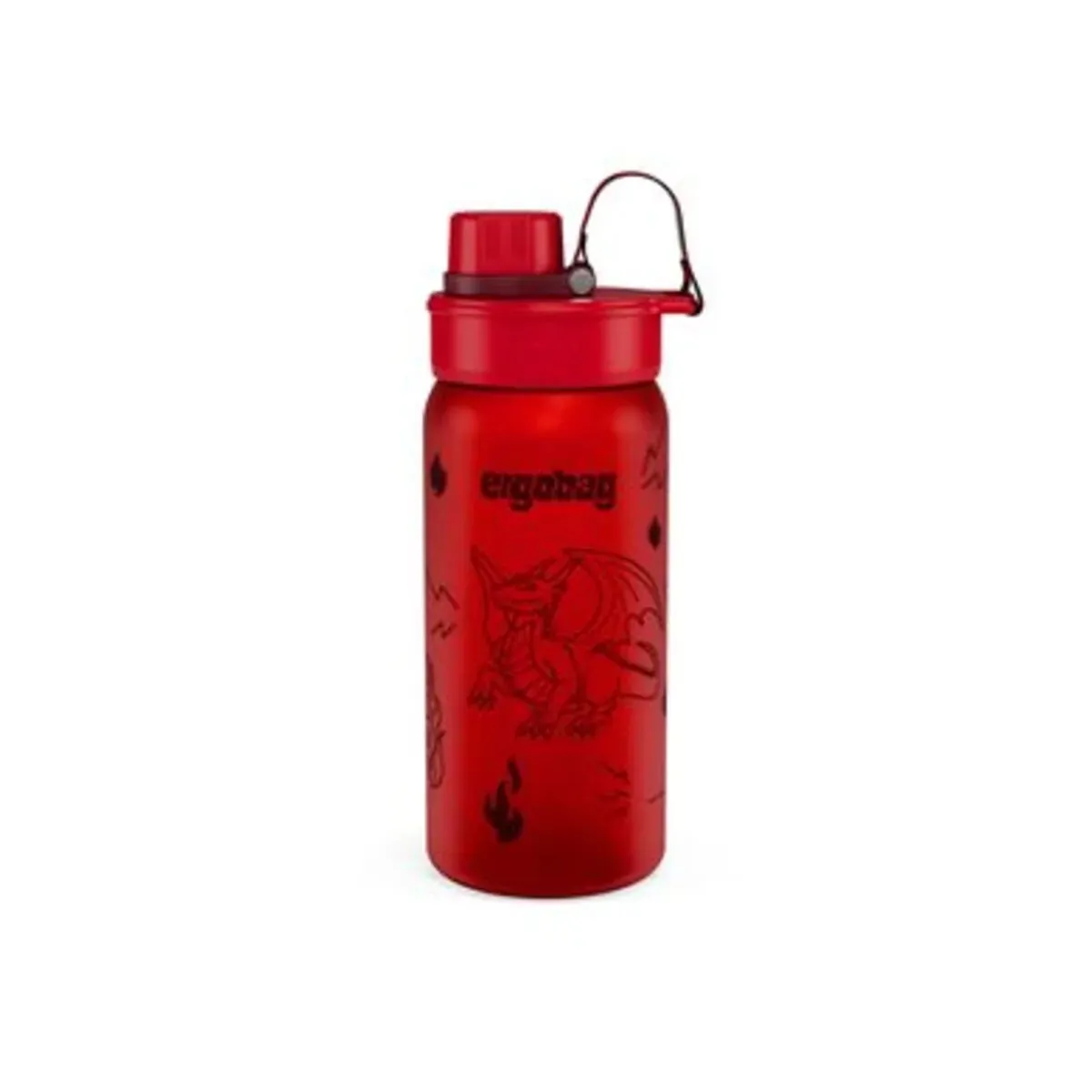 ergobag Trinkflasche Drache rot 0,55 Liter Kunststoff 7.2 x 20.5 x 7.2 cm