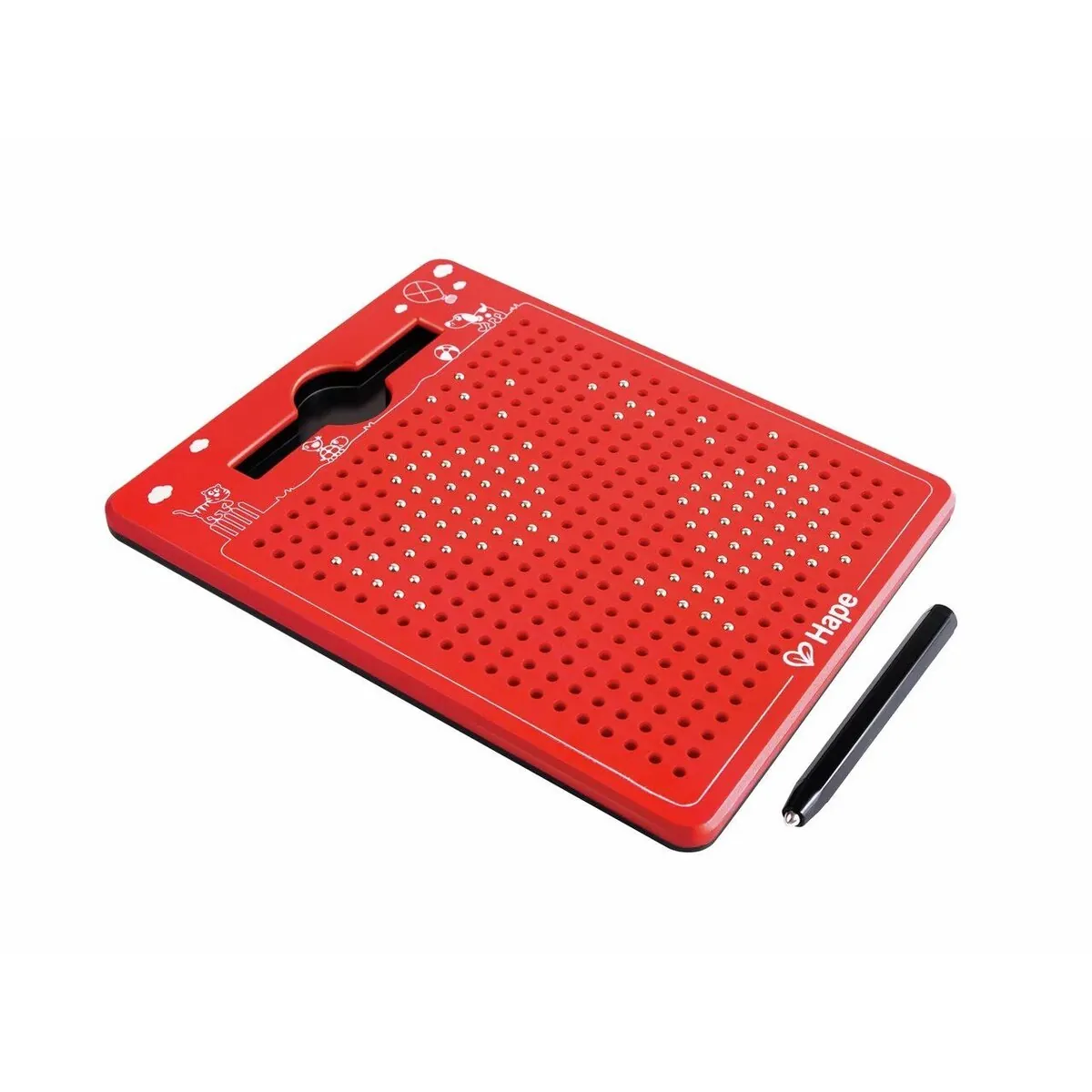 Hape Magnetische Zeichentafel, rot, groß