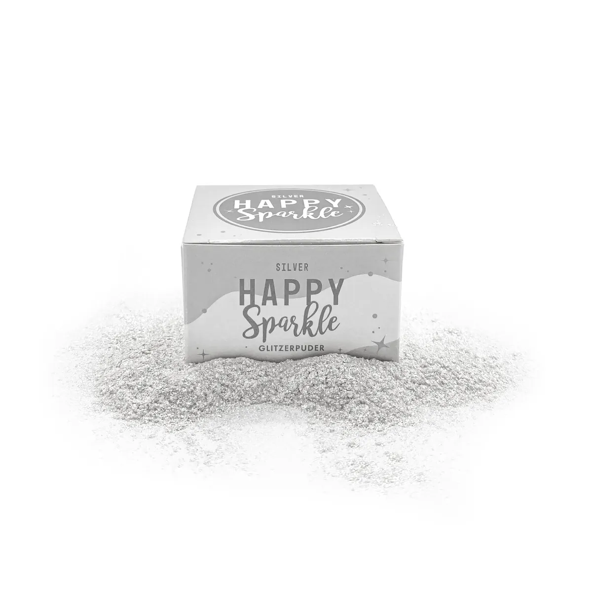 Happy Sparkle Glitzer Silber