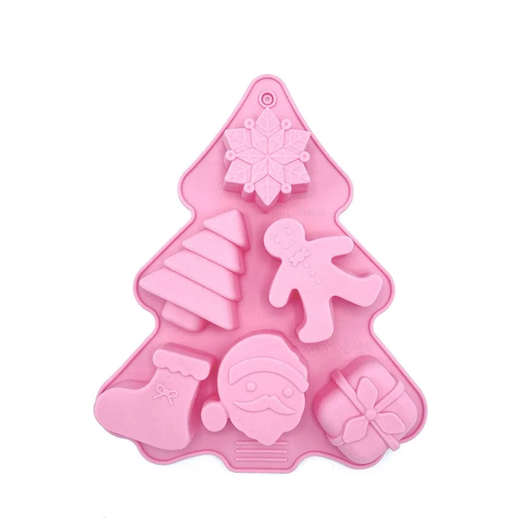 Silikonform Happy Xmas