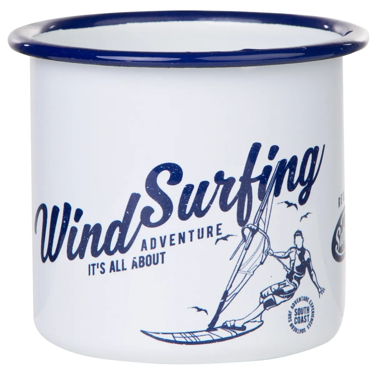 WINDSURFING Emaillebecher