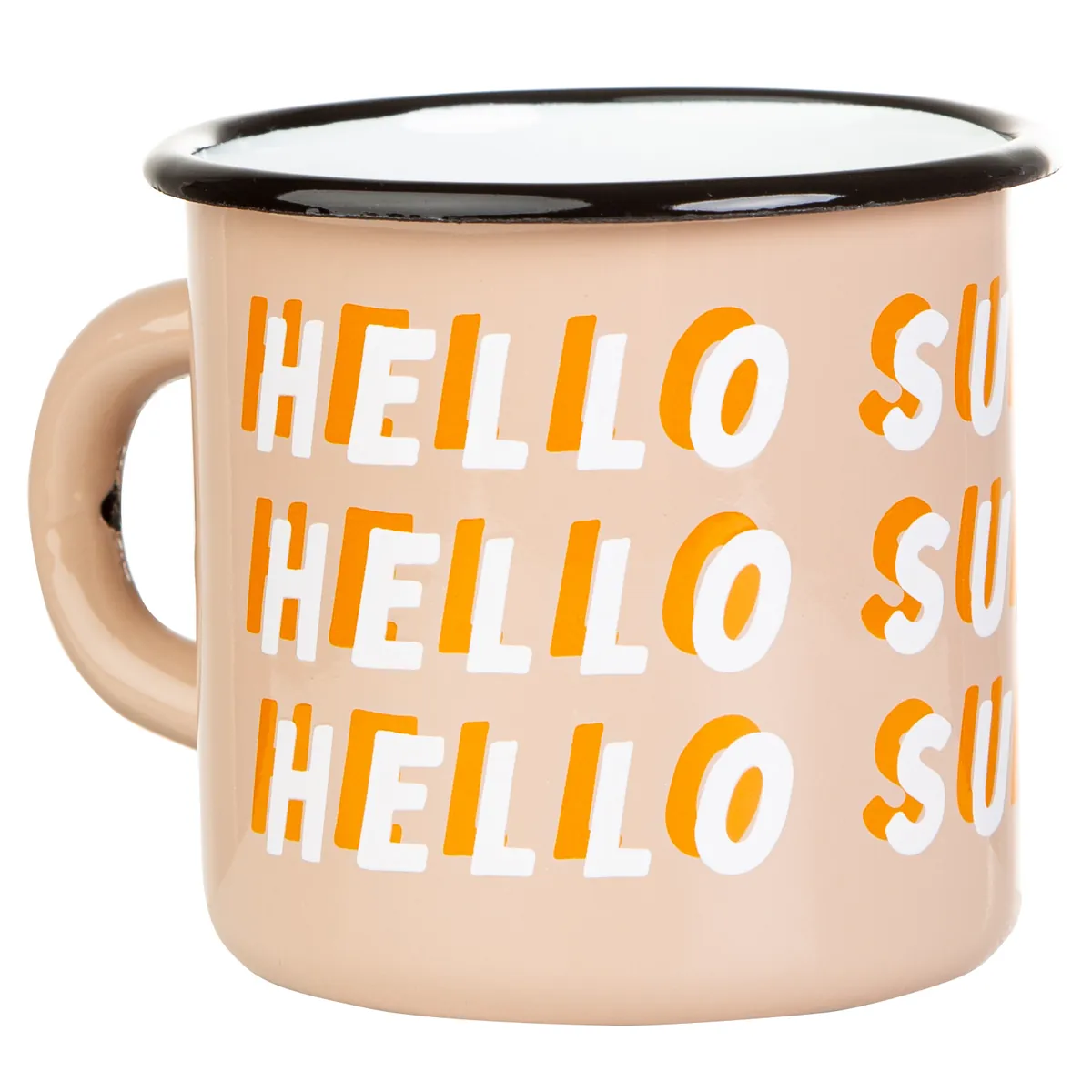 HELLO SUNSHINE Emaillebecher - Style