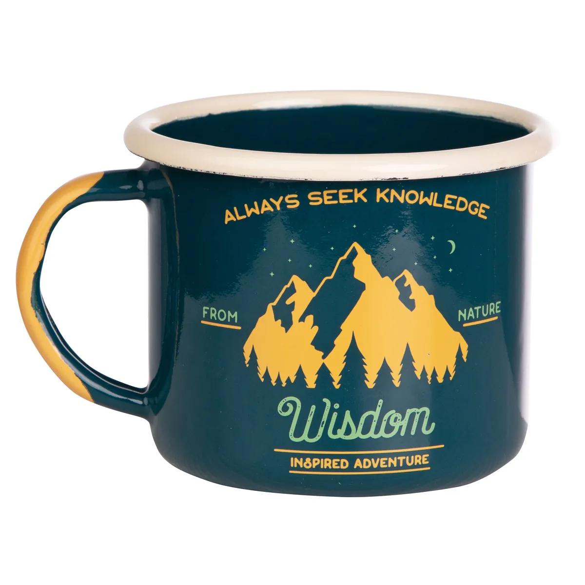 WISDOM Serie | Emaillebecher 320ml | Farbe