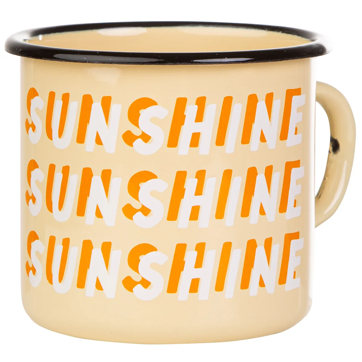 HELLO SUNSHINE Emaillebecher - Style