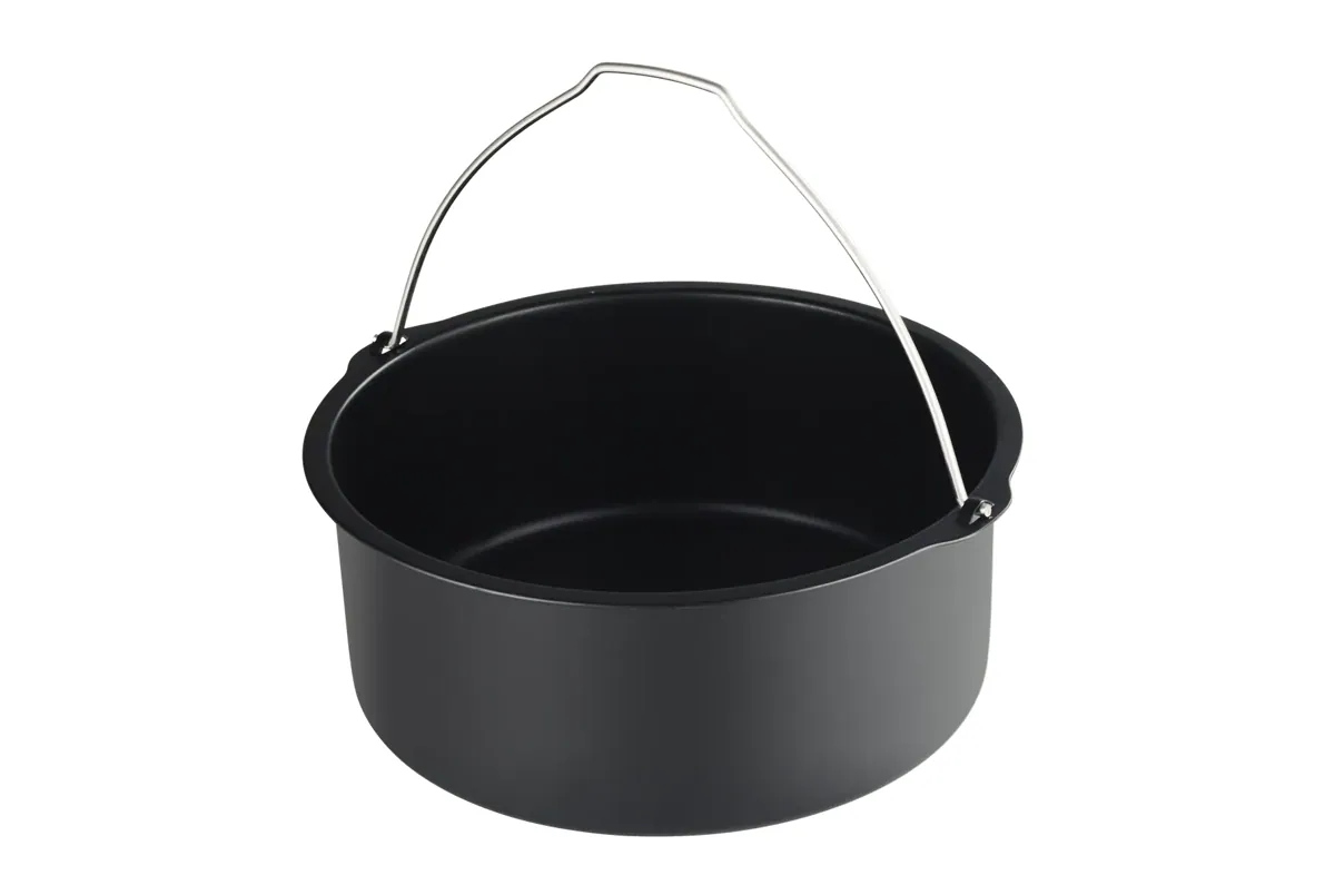 Backform NUTRI-FRYER EDELSTAHL NEW Heißluftfritteuse Brotkorb Cake Barrel | Zubehör