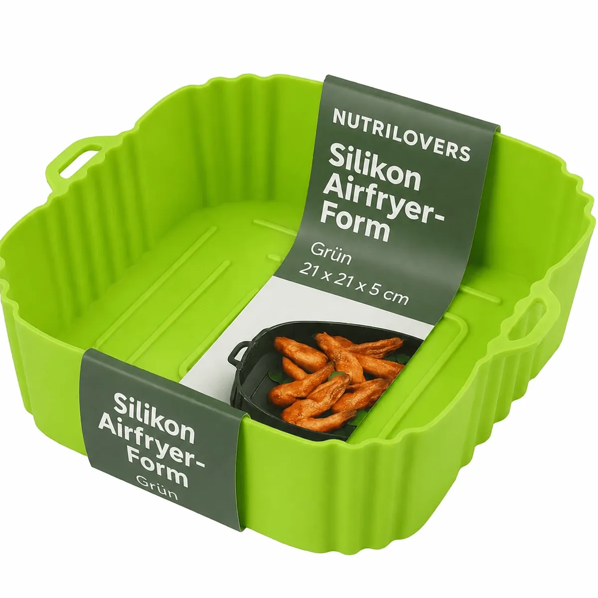 Silikonform NUTRI-FRYER EDELSTAHL NEW Heißluftfritteuse Zubehör