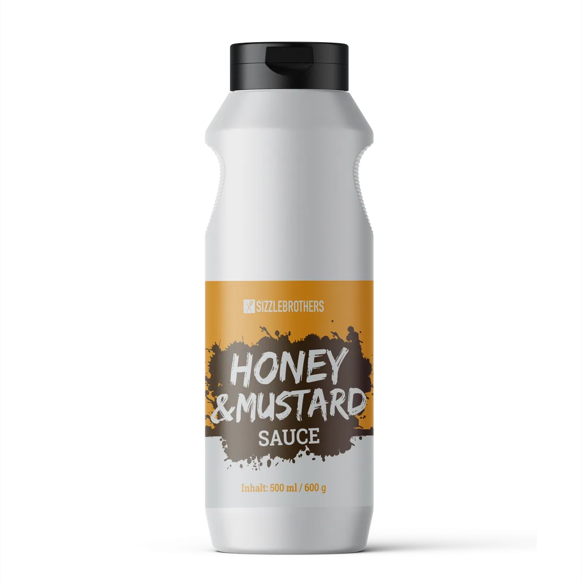 SIZZLEBROTHERS Honey & Mustard BBQ Sauce 500ml Flasche MHD 14.09.2026