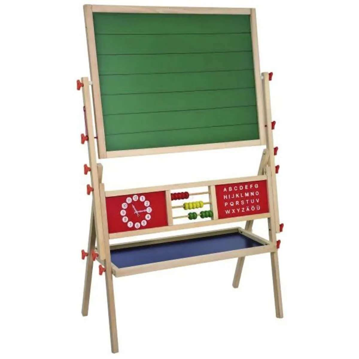 Idena Magnetstandtafel 2-seitig mit Ablage weiß/grün 76x38x118cm