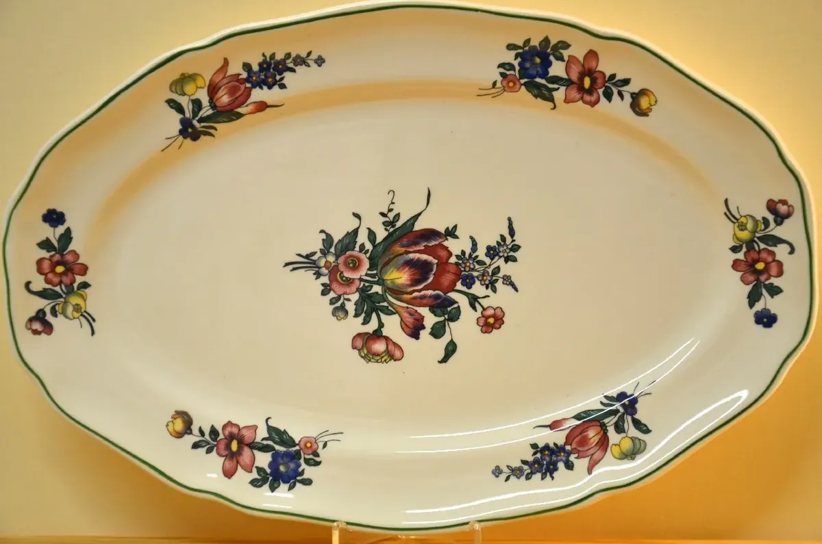 Villeroy & Boch Alt Strassburg < Dekor Tulpe > Beilagenplatte