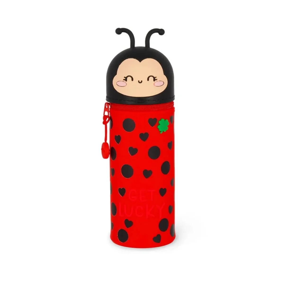 Legami Ladybug "Get Lucky" 2-in-1 Silikon-Federmäppchen