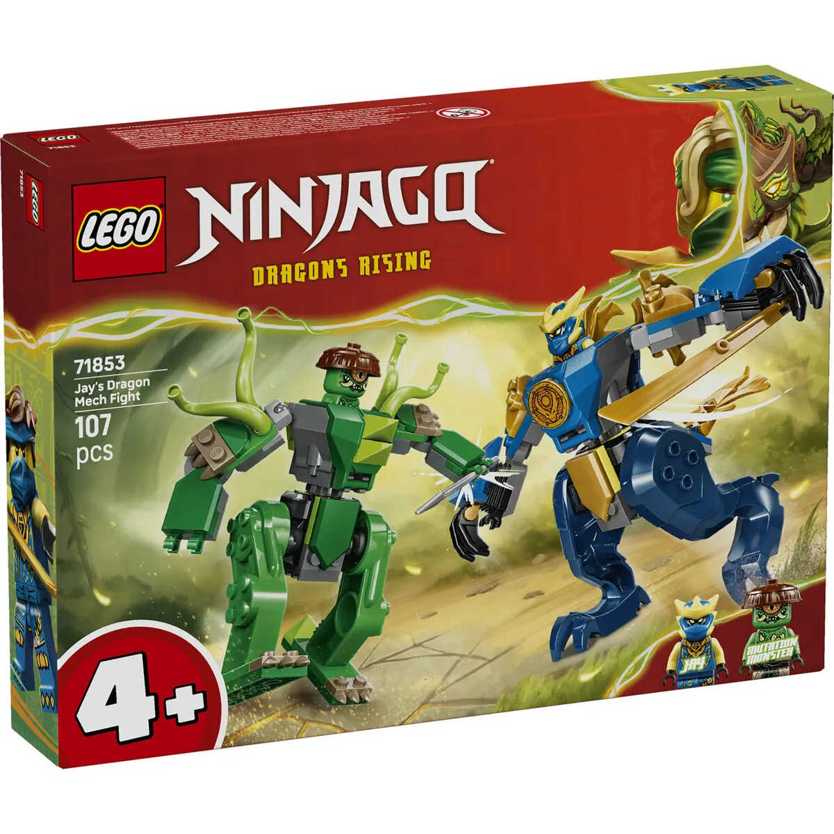 LEGO® NINJAGO 71853 Duell mit Jays Drachen-Mech