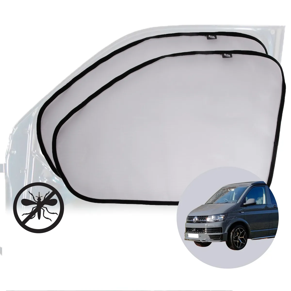 040 Parts Hochwertiges Moskitonetz kompatibel mit VW T5 T6 T6.1 California - Einfache Installation und zuverlässiger Schutz vor Moskitos