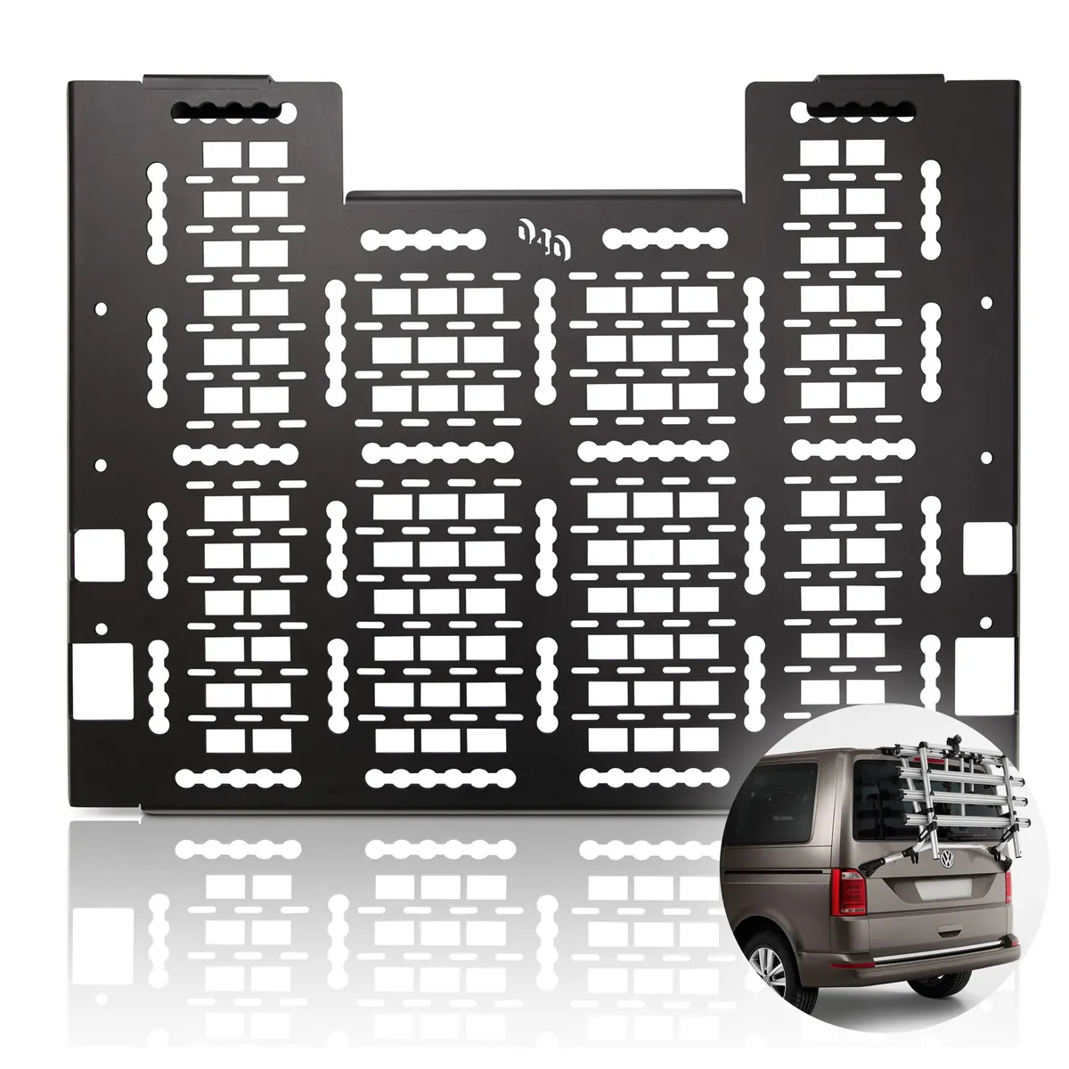 040 Parts Molle Board für VW T6.1 VW T6 original Fahrradträger und Thule WanderWay Gepäckträger Offroad Zubehör Toolboard Werkzeughalter