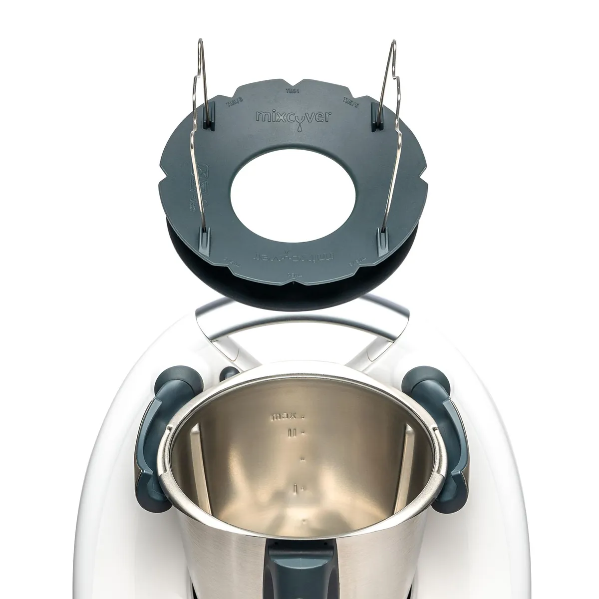 mixcover Mixtopf Verkleinerung für Thermomix TM6 TM5 Häcksel Helfer, Verkleinert den Mixtopf für effizienteres Häckseln, Pürieren ,Schneiden