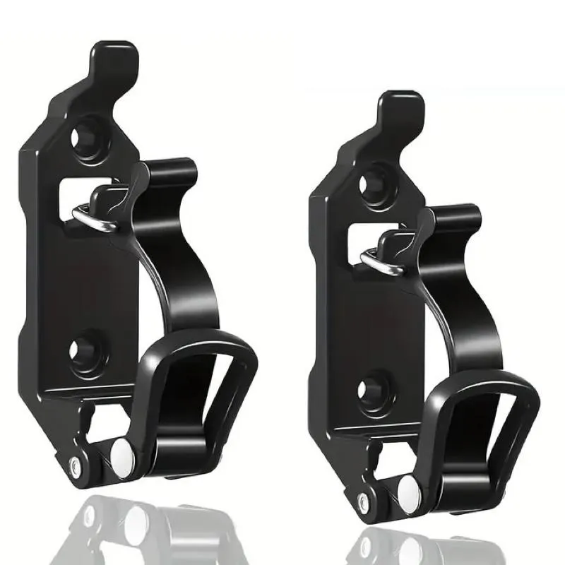 040 Parts Werkzeughalter Gerätehalter Schwarz Metall für Camper Werkstatt Keller Quad Werkstattwagen 2er Set