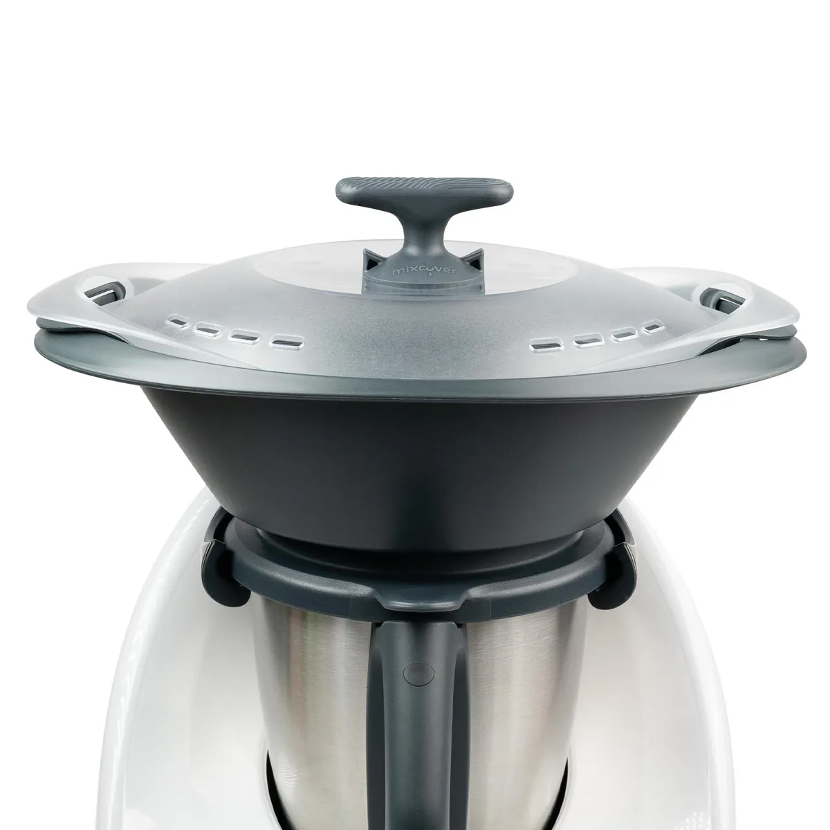 mixcover Thermo-Griff für Varoma oder Dampfgardeckel für Thermomix TM7 TM6 TM5 TM31, Monsieur Cuisine, Bosch Cookit