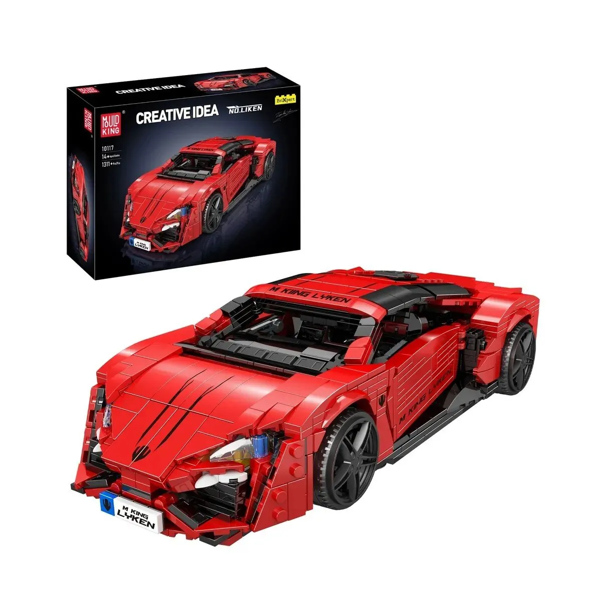 Mould King 10117 – Liken Hypersport Auto-Modellbaukasten