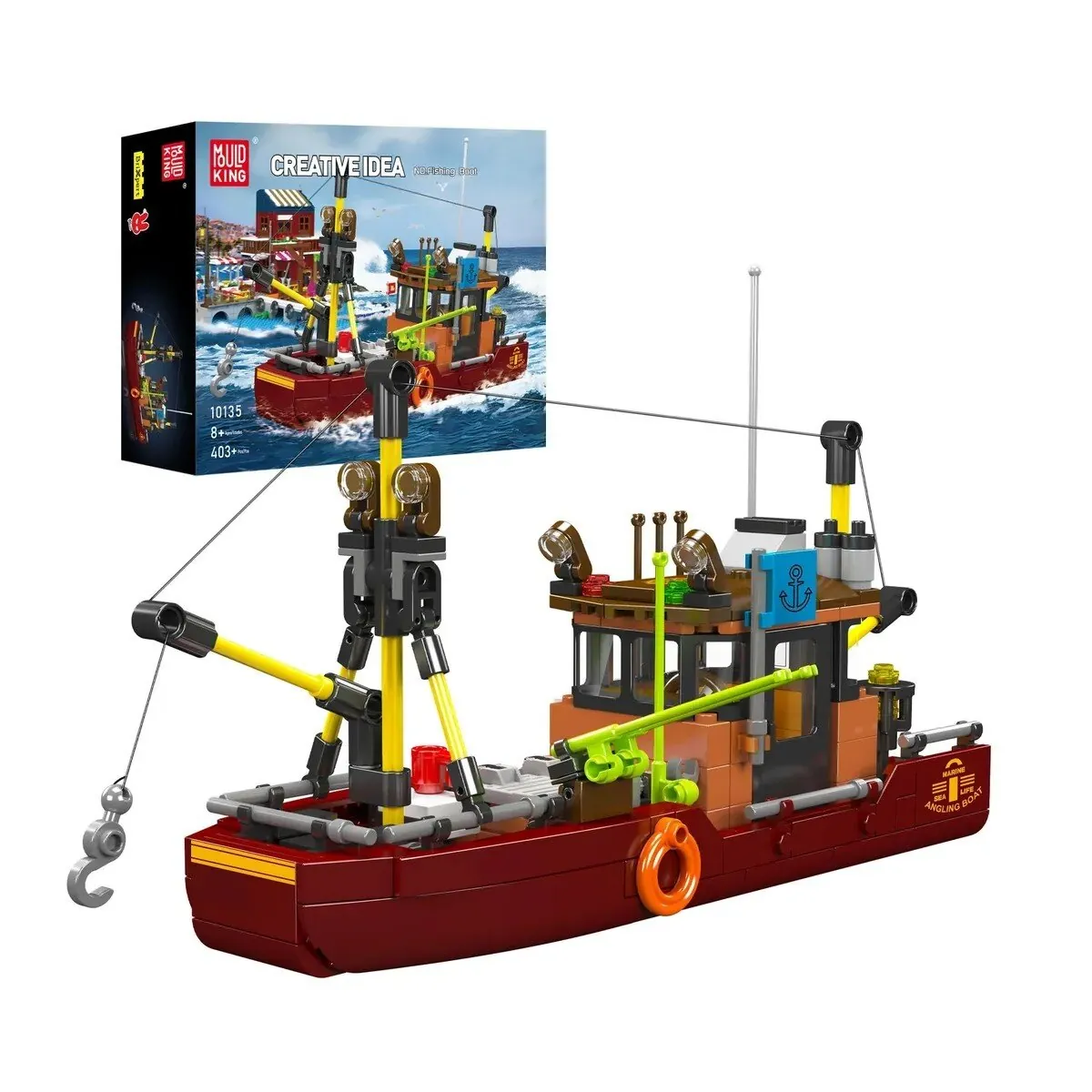 Mould King 10135 – Angelboot Modellbausatz