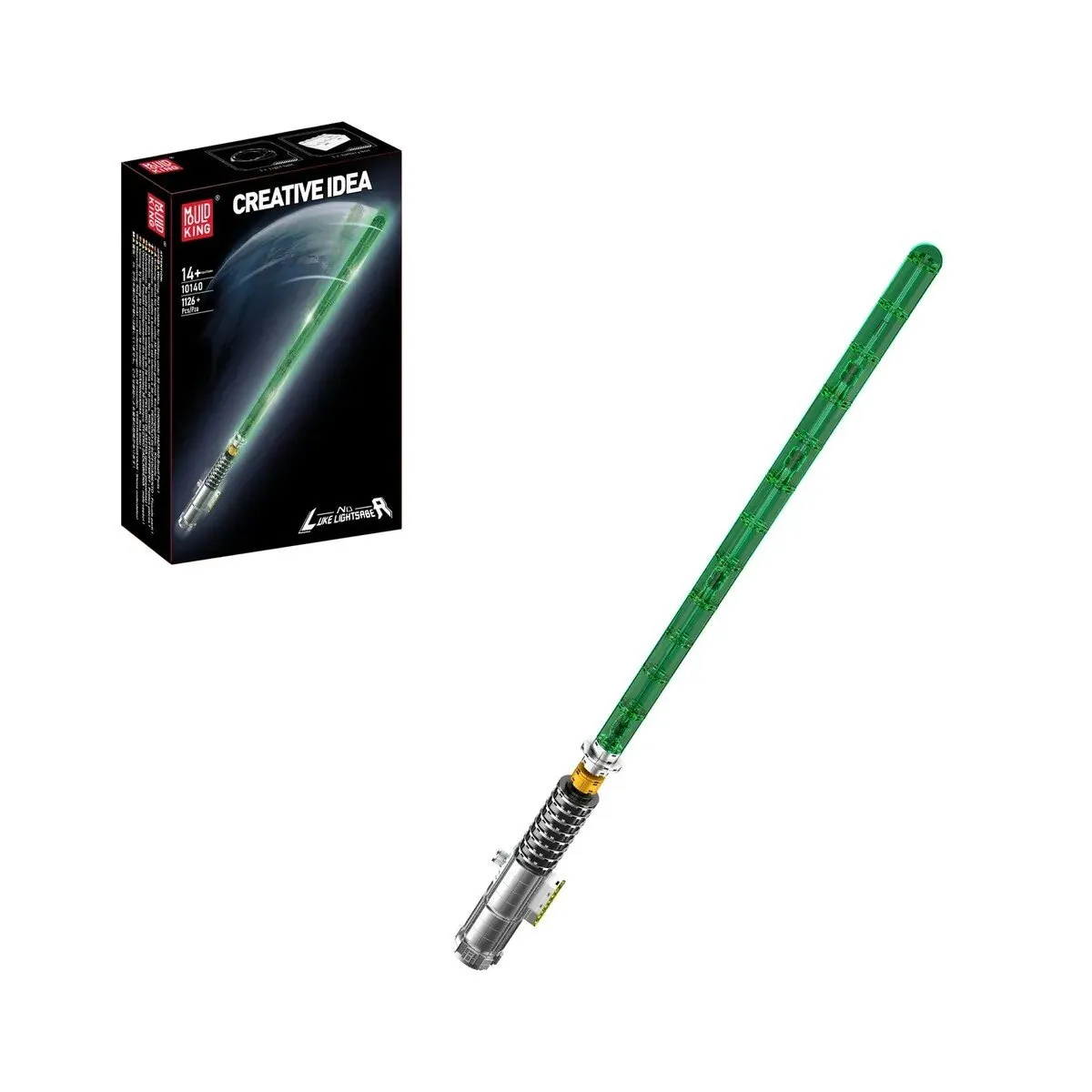 Mould King 10140 – Cosmic Knight's Laser Sword Modellbausatz, lebensgroße Replik