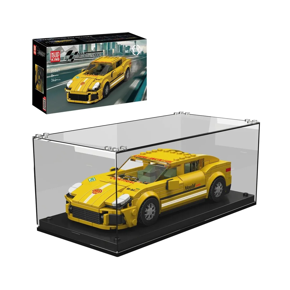 Mould King 27067 – Panamera Automodellbaukasten + Showcase