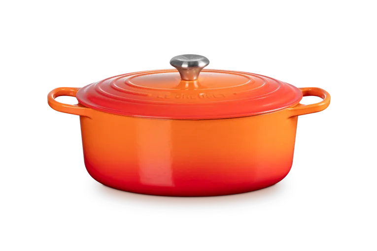 LE CREUSET Signature Bräter oval 40cm Ofenrot