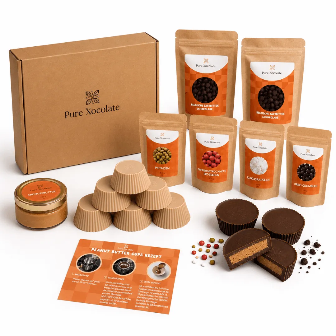 Peanut Butter Cups DIY Set – Schoko-Erdnussbutter Cups selber machen