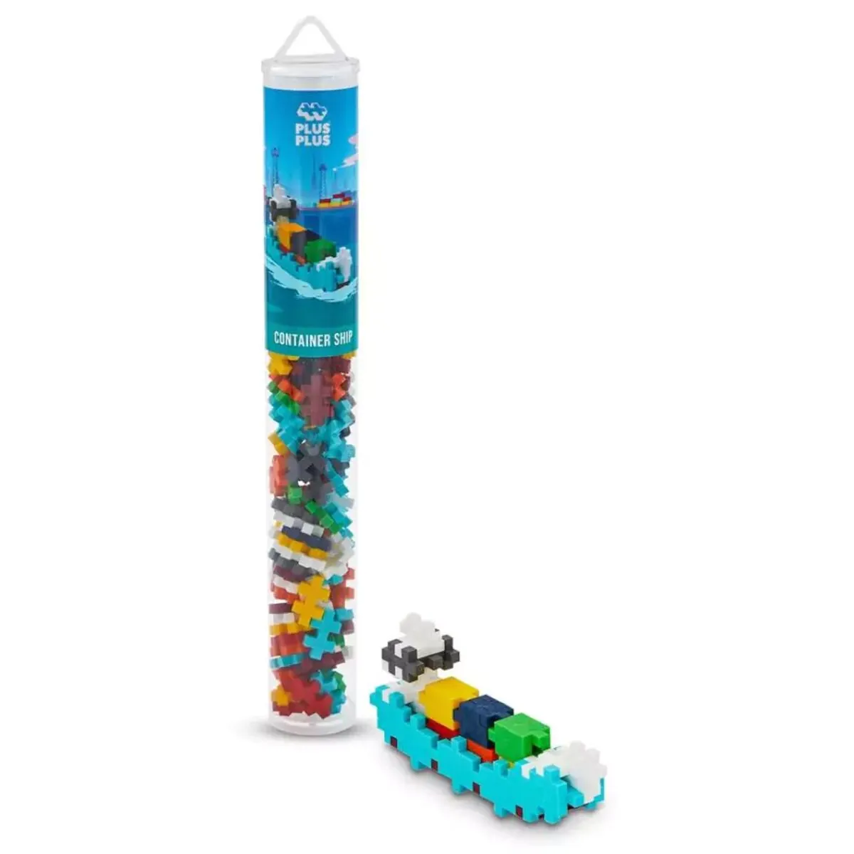 Plus-Plus 100 Kreativ Bausteine - Containerschiff