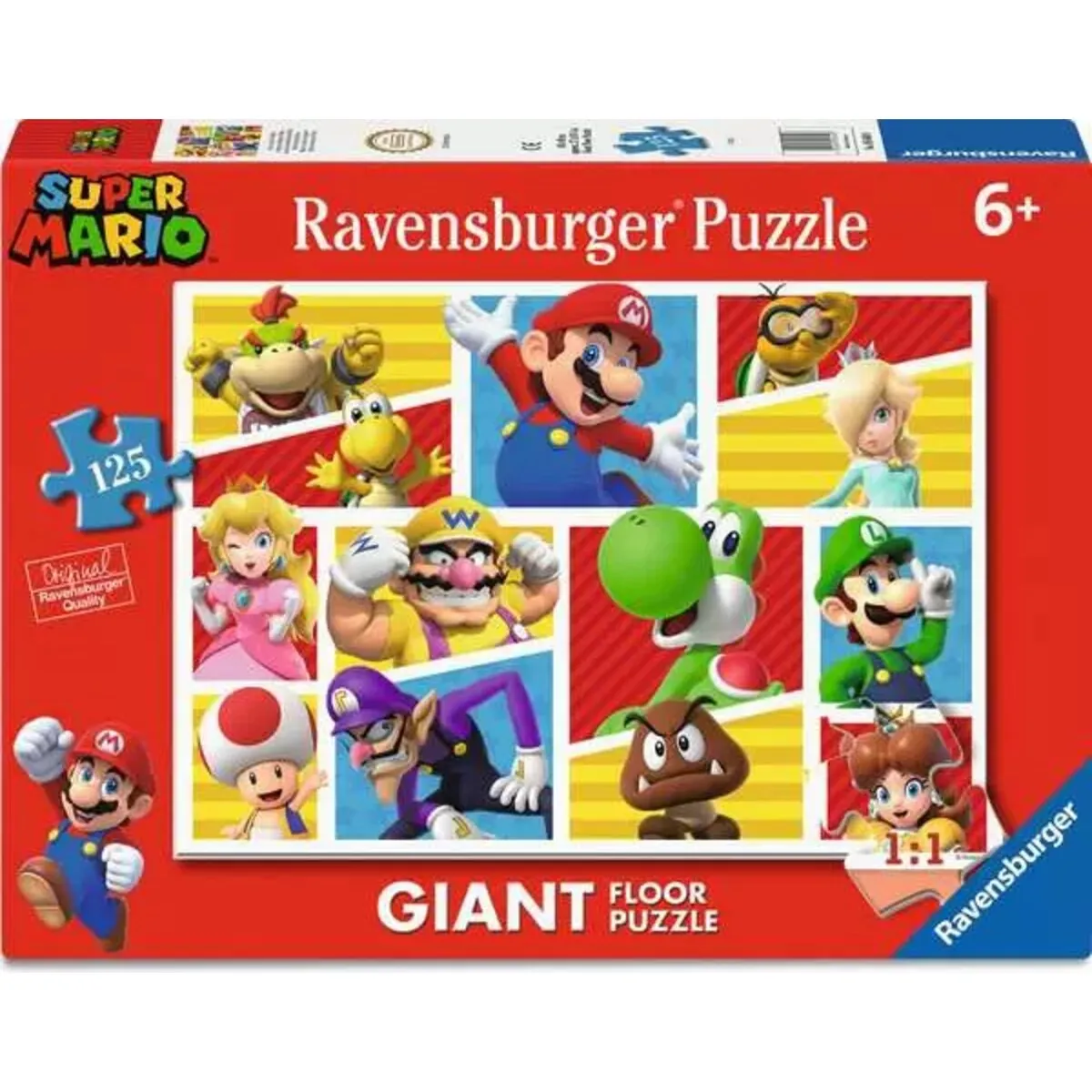 Ravensburger 05640 Marios Freunde und Feinde Bodenpuzzle mit 125 Puzzleteilen