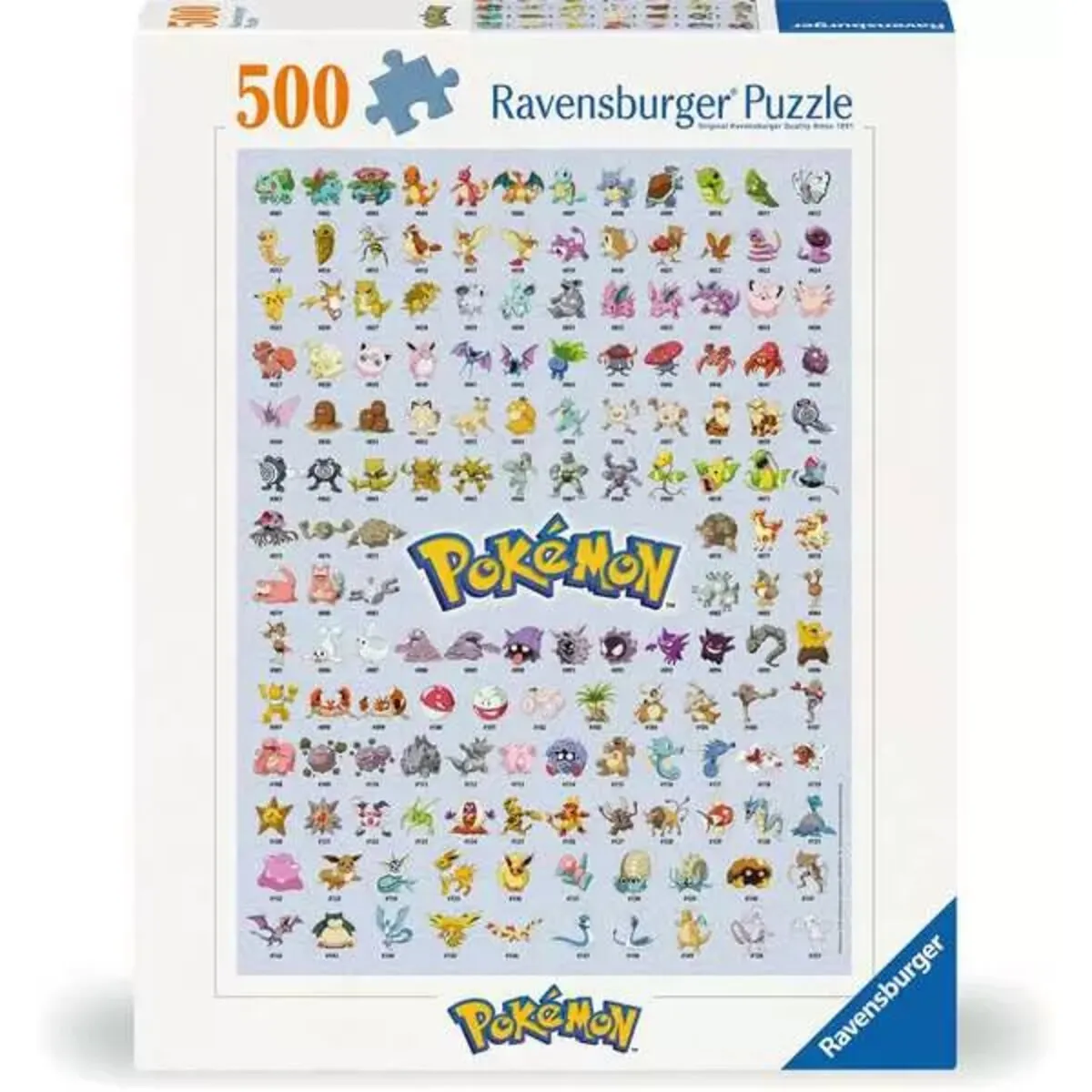 Ravensburger 12000511 Puzzle für Erwachsene 500 Die ersten 151 Pokémon