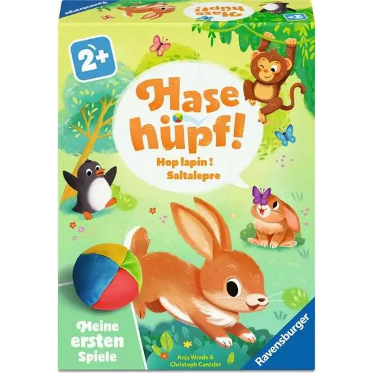 Ravensburger 12010006 Hase hüpf! Kinderspiel