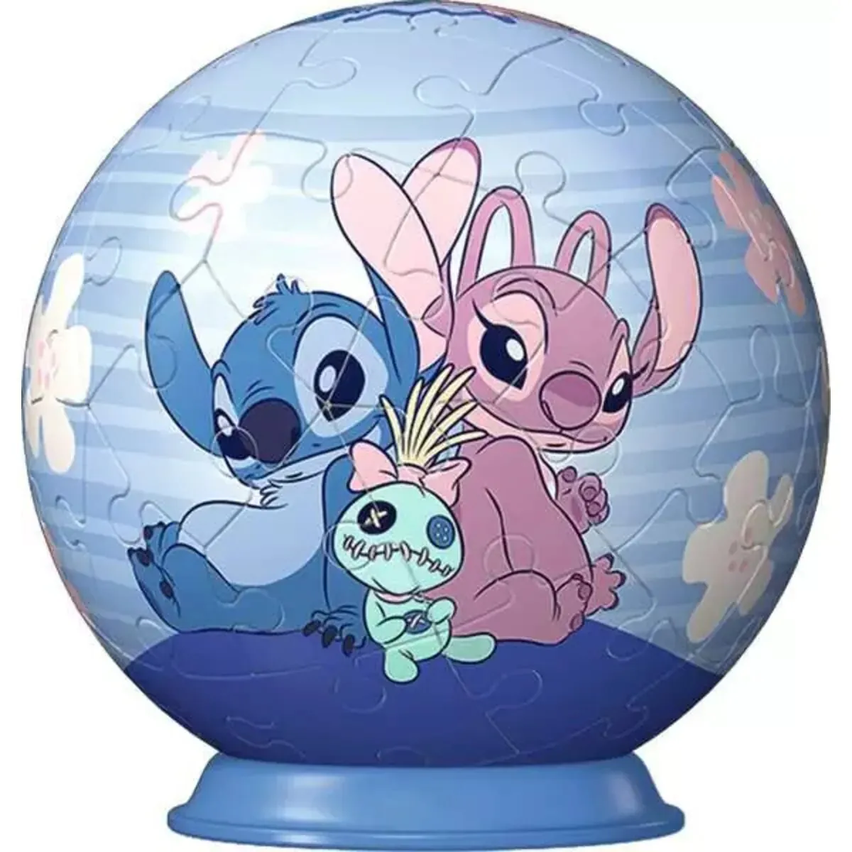 Ravensburger 3D Puzzle-Ball Disney Stitch & Angel 54 Teile