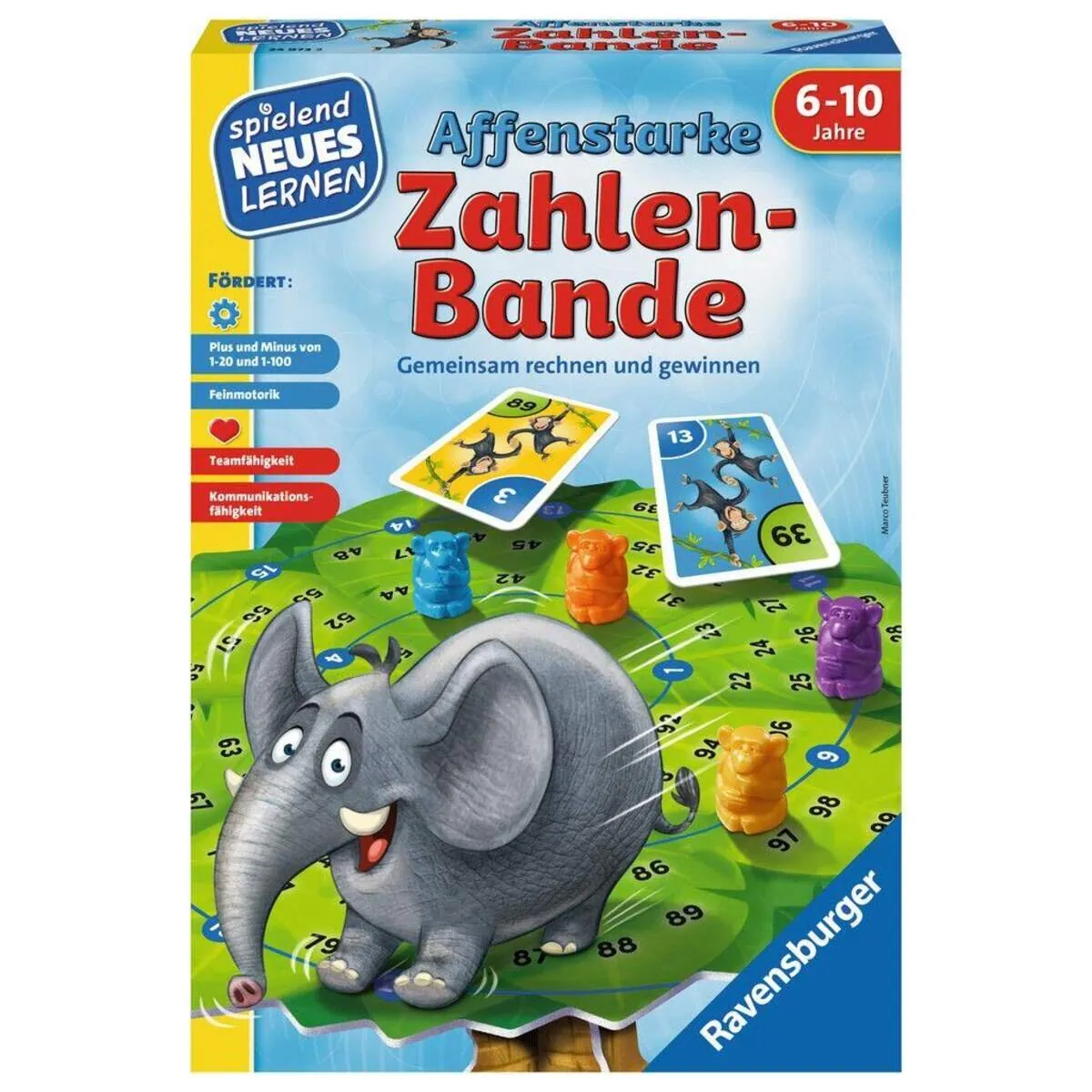 Ravensburger Spielend Neues Lernen Affenstarke Zahlen-Bande