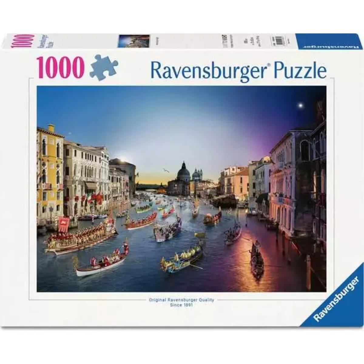 Ravensburger Erwachsenenpuzzle 1000 Teile Venedig von Tag zu Nacht Italien